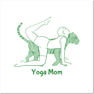 Yoga Mom Posters and Art